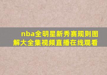 nba全明星新秀赛规则图解大全集视频直播在线观看