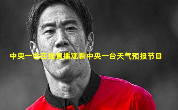中央一台在线直播观看中央一台天气预报节目