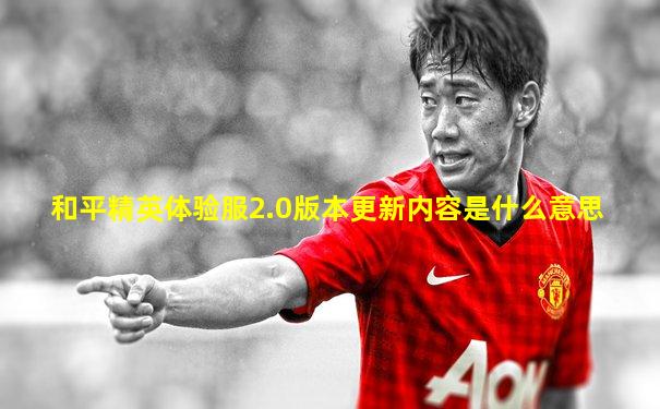 和平精英体验服2.0版本更新内容是什么意思