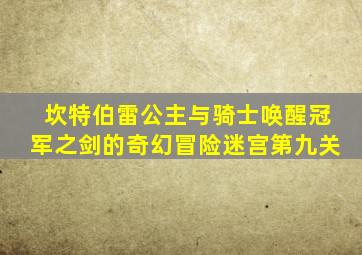 坎特伯雷公主与骑士唤醒冠军之剑的奇幻冒险迷宫第九关