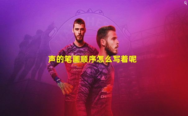 声的笔画顺序怎么写着呢