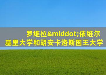 罗维拉·依维尔基里大学和胡安卡洛斯国王大学