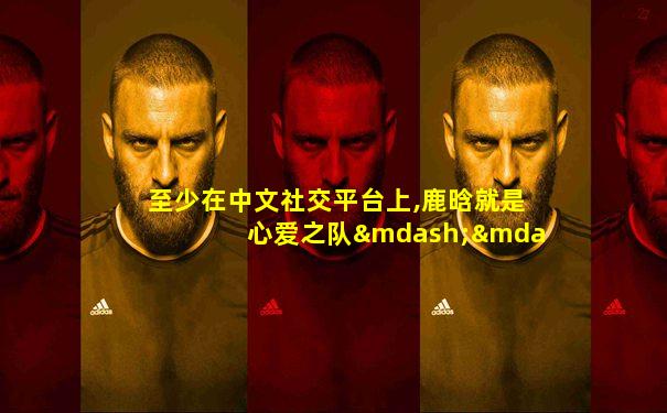 至少在中文社交平台上,鹿晗就是心爱之队——曼联的流