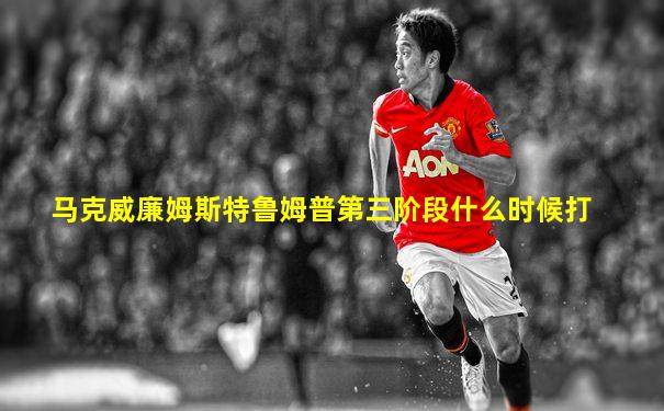 马克威廉姆斯特鲁姆普第三阶段什么时候打